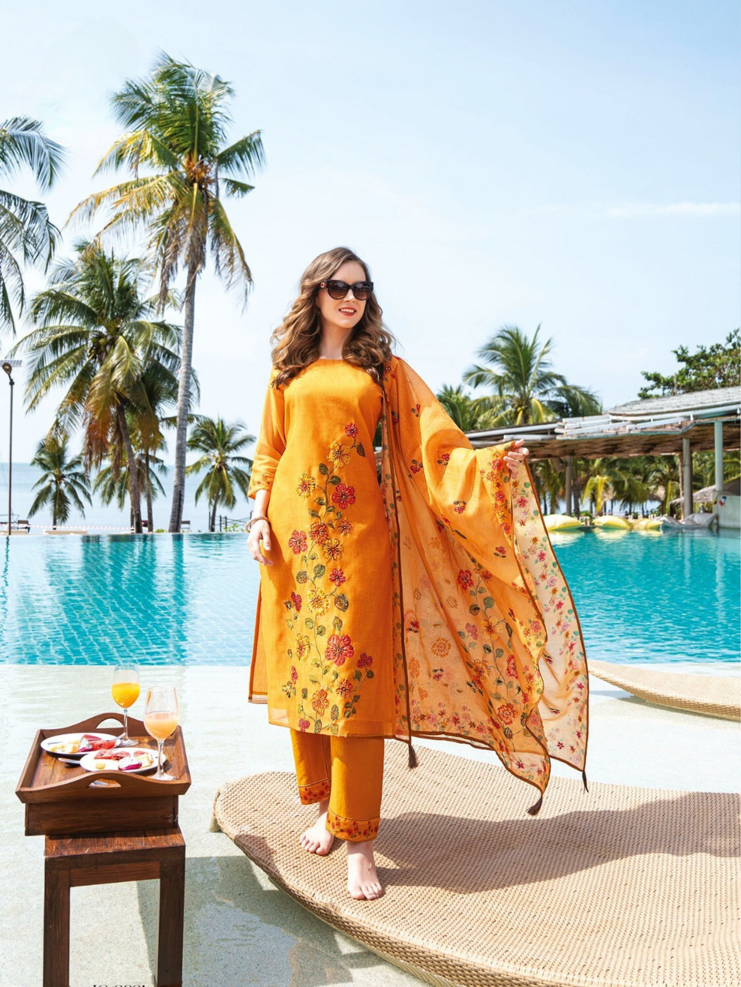 Yellow Silk Salwar Kameez