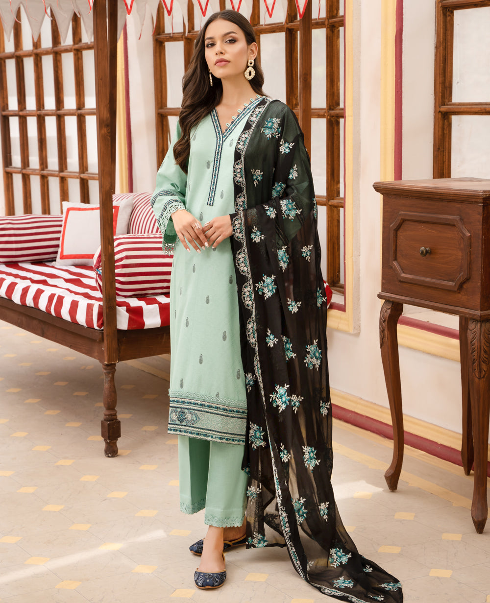 Mint Lawn Salwar Kameez