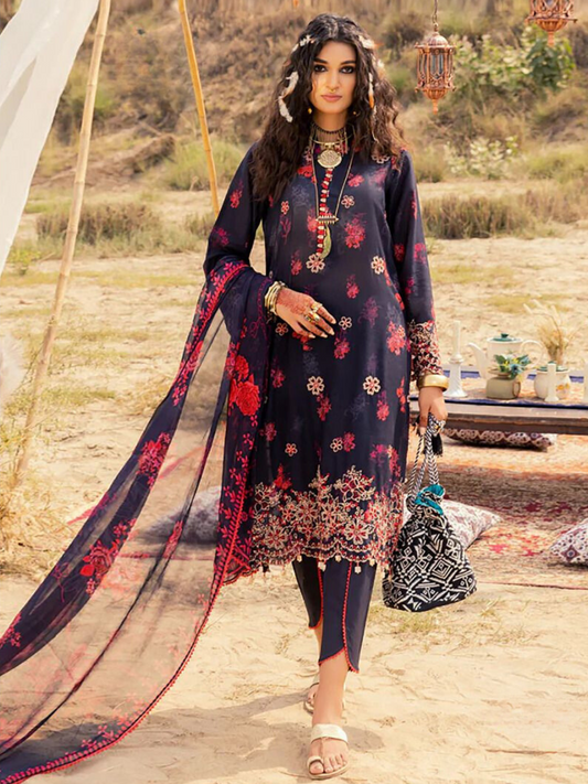 Sana Black Salwar Kameez