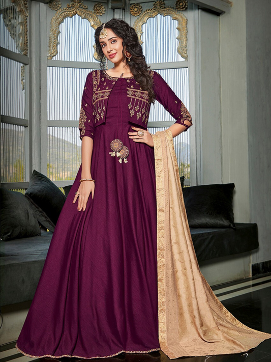 Fammy Gown with Dupatta