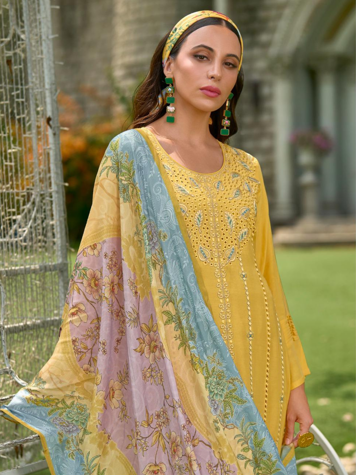 Zariha Yellow Anarkali